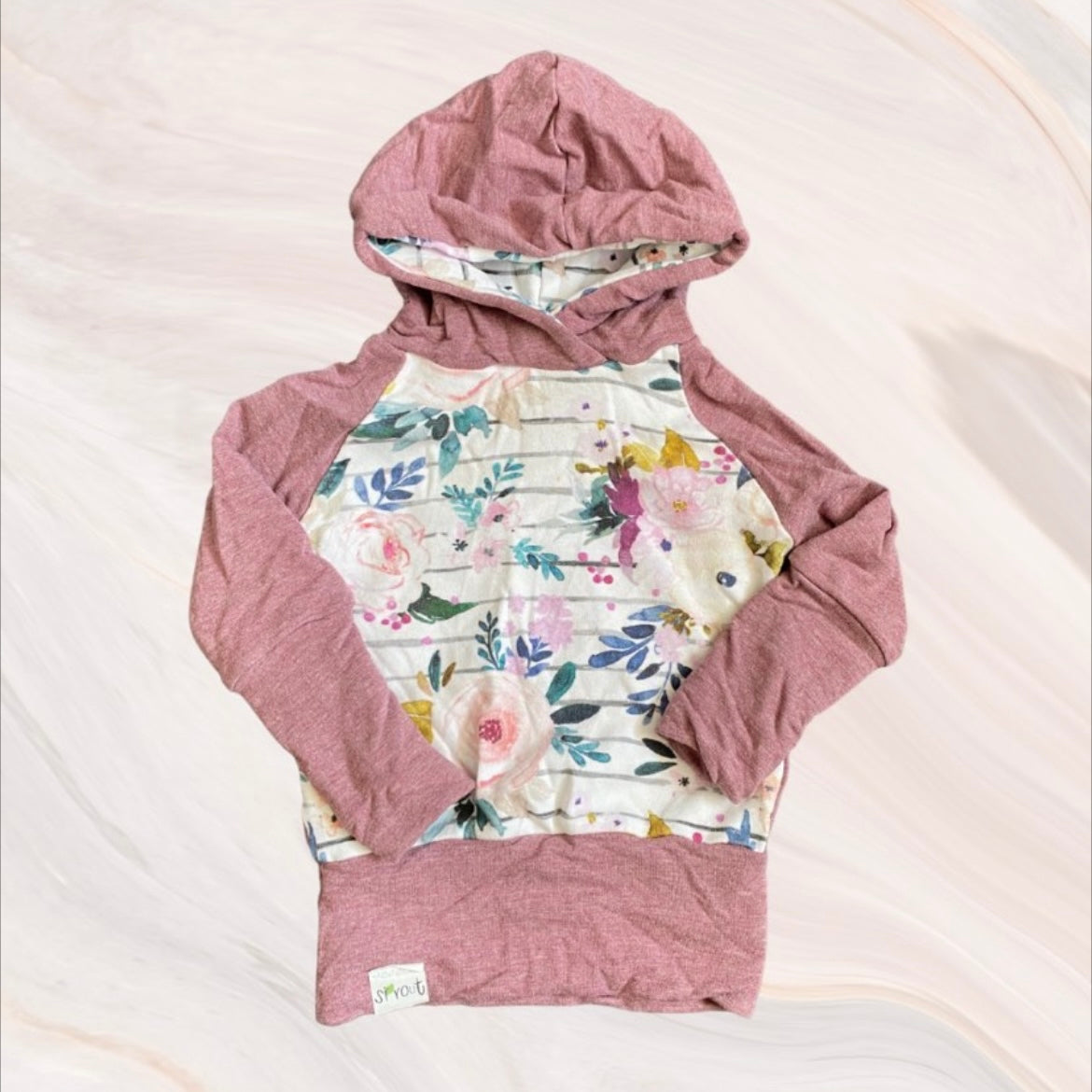 sprout handmade bamboo GWM hoodie (0-12 mo) – Nickel City Littles